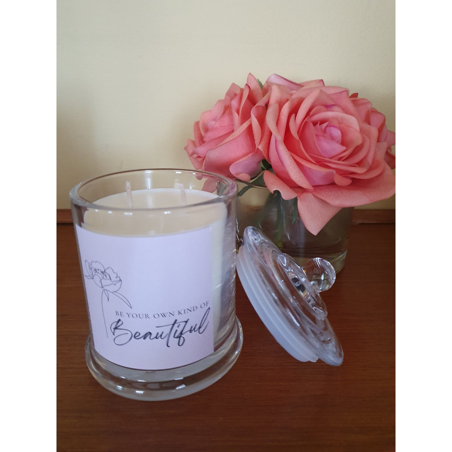 Inspirational Quote Candle- Be your own Kind of Beautiful