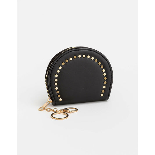 Round Studded Coin Purse